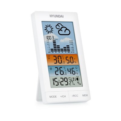Hyundai WS 2050 – stacja meteorologiczna bezprzewodowa z czujnikiem i barometrem