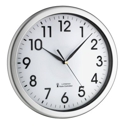 TFA 60.3519.02 CORONA zegar ścienny tarczowy z podświetlaną tarczą średnica 31 cm