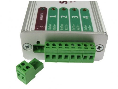 Papouch SW485 rozdzielacz sygnału splitter RS485 topologia gwiazdy 