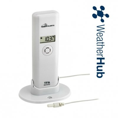 TFA 30.3304.02 czujnik temperatury i wilgotności bezprzewodowy z wodoszczelną sondą do WeatherHub Smart Home