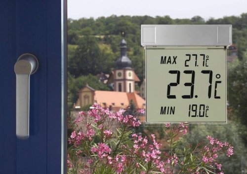 TFA 30.1025 VISION – termometr okienny elektroniczny z dużym wyświetlaczem - ZE ZWROTU