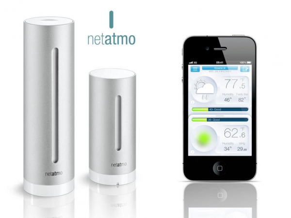 Netatmo Weather Station stacja pogody internetowa inteligentna stacja meteo on-line WiFi