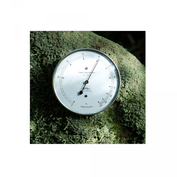 Fischer 111.01 Higrometr mechaniczny włosy naturalne, ścienny precyzyjny 103 mm