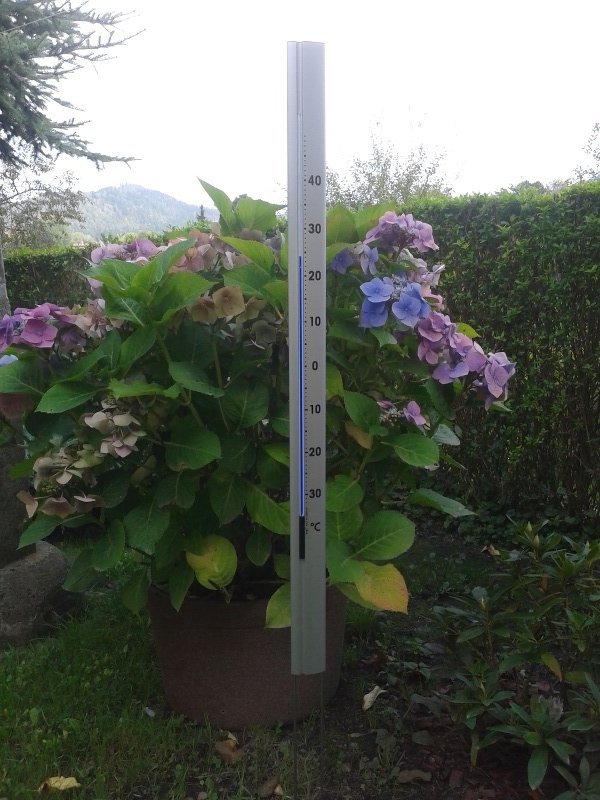 TFA 12.2005 CENTRAL PARK termometr ogrodowy cieczowy zewnętrzny aluminiowy bardzo duży 137 cm - ZE ZWROTU