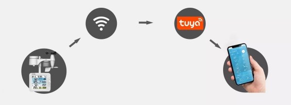 Garni 925T stacja pogody bezprzewodowa 7 w 1 internetowa WiFi Tuya