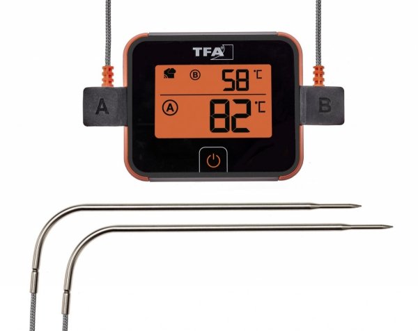 TFA 14.1514.10 BBQ termometr kuchenny  elektroniczny z sondą szpilkową do piekarnika na grilla