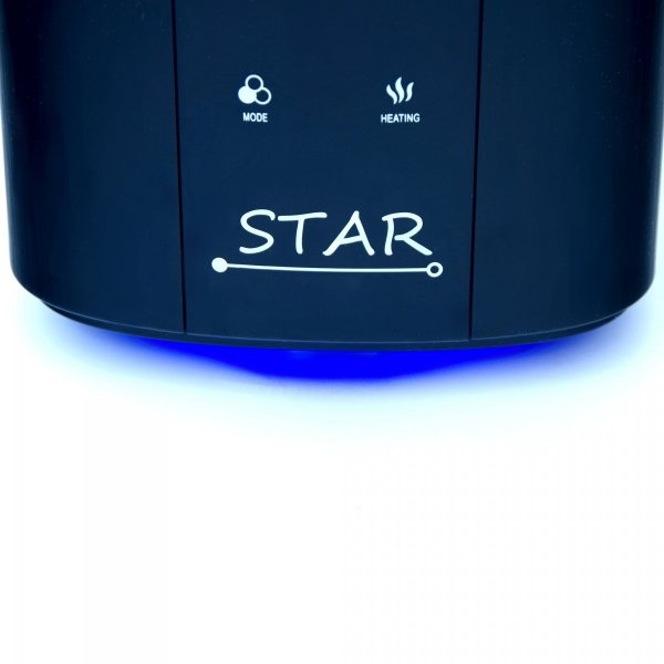Airbi STAR nawilżacz powietrza ultradźwiękowy, plazma, aromadyfuzer, czarny 45m2