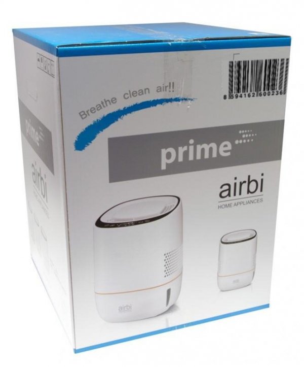  Airbi PRIME oczyszczaczo - nawilżacz powietrza urządzenie 2 w 1 filtr wodny do 60 m2 cichy