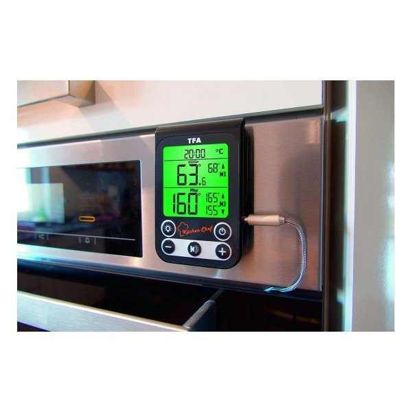 TFA 14.1512.01 KÜCHEN-CHEF termometr kuchenny elektroniczny z sondą szpilkową do piekarnika 2 w 1