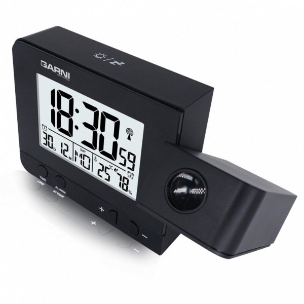 Garni 140 budzik elektroniczny z projektorem i czujnikiem temperatury - ZE ZWROTU