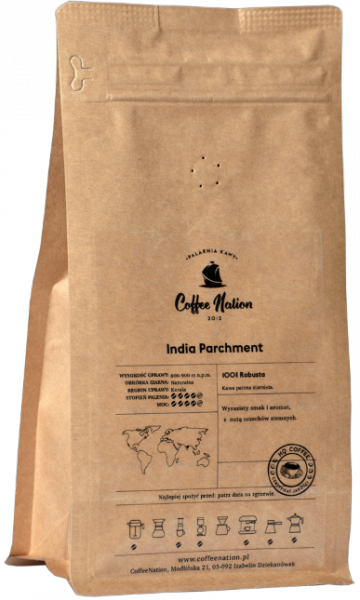 INDIA PARCHMENT 250g  -100% Robusta