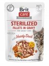 Brit Care Cat Sterilized Kaczka filety w sosie 85g