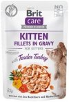 Brit Care Cat Kitten Indyk filety w sosie 85g