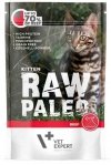 Raw Paleo Cat Kitten Wołowina saszetka 100g 