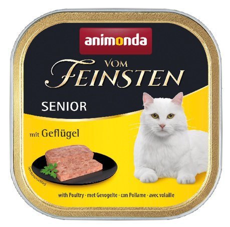 Animonda vom Feinsten Senior z Drobiem tacka 100g