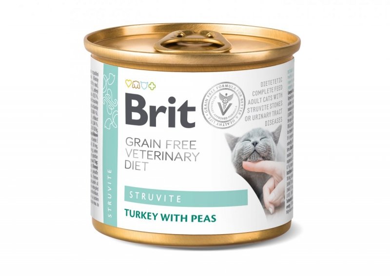 Brit Veterinary Diet Cat Grain-free Struvite 200g 