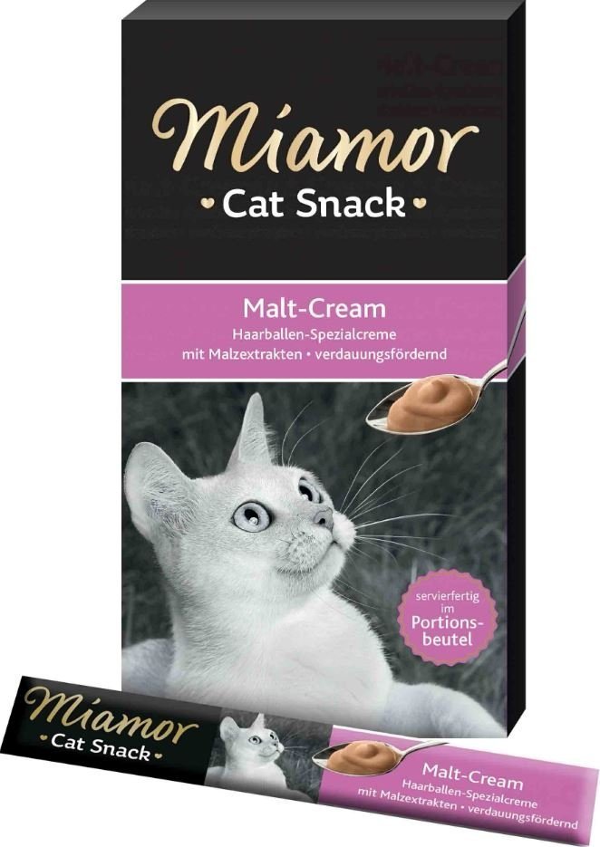 Miamor Cat Cream krem ze słodem 6x15g