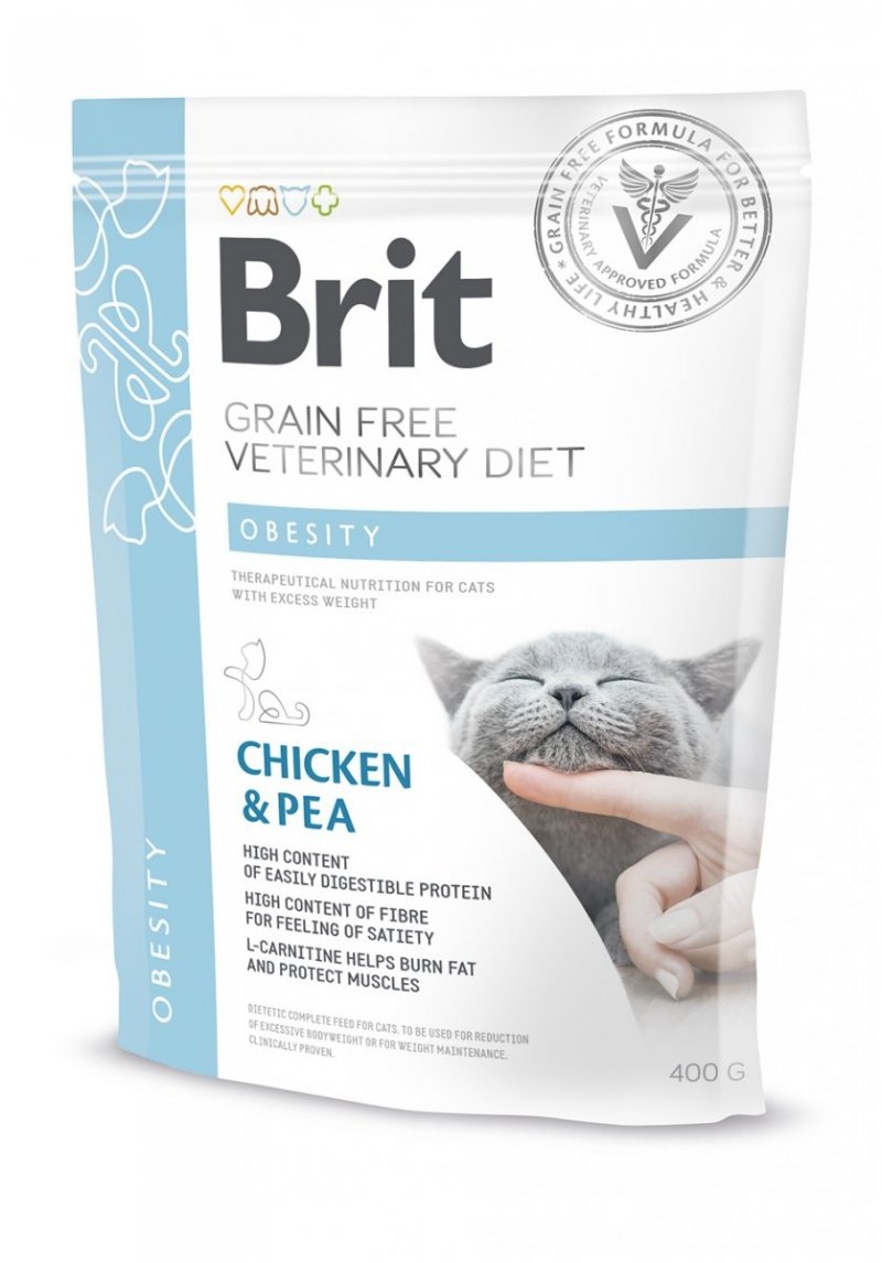 Brit Veterinary Diet Cat Grain-free Obesity 400g