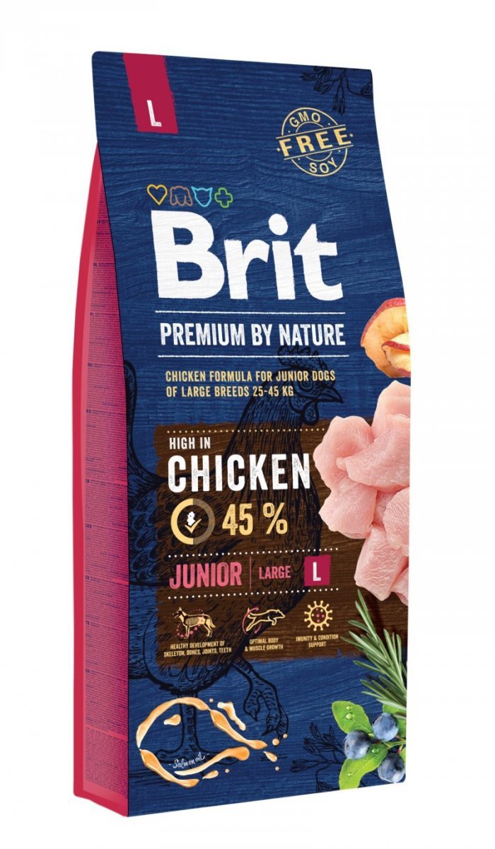 Brit Premium By Nature Junior L 15kg