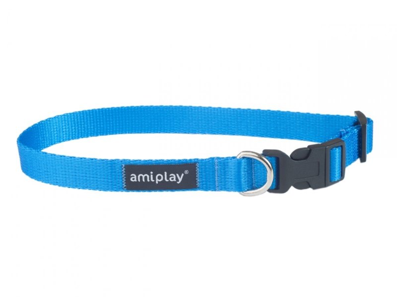 Amiplay Obroża Basic S 20-35/1cm niebieska