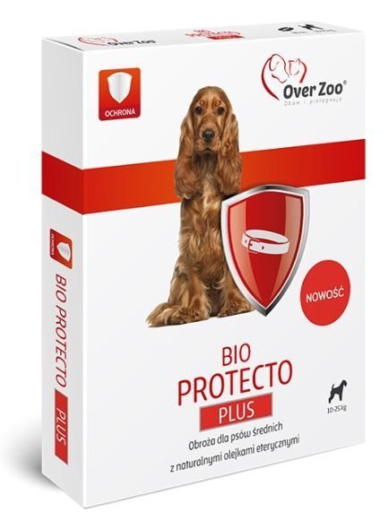 Over Zoo Bio Protecto Plus Obroża dla średniego psa 60cm