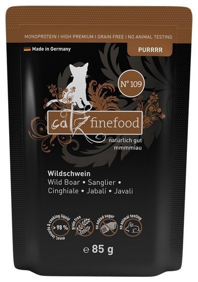 Catz Finefood Purrrr N.109 Dzik saszetka 85g