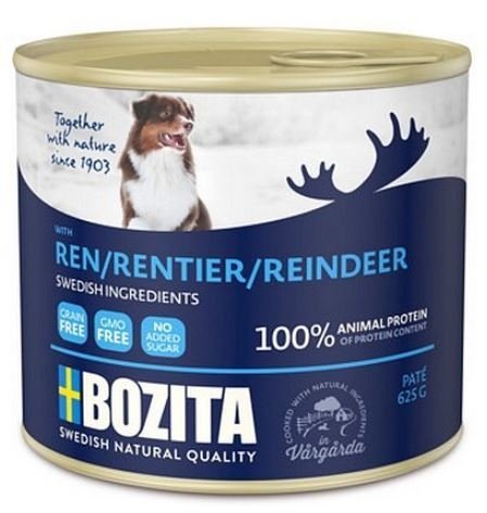 Bozita Dog Pasztet z reniferem puszka 625g