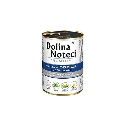 Dolina Noteci Premium Pies Dorsz i brokuły puszka 400g