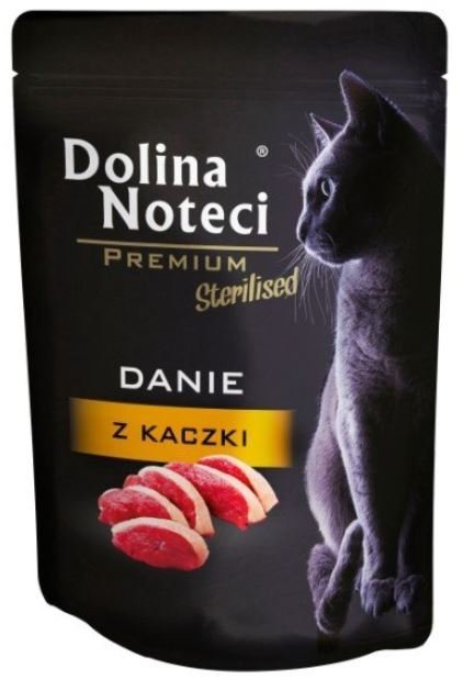 Dolina Noteci Premium dla kota  Sterilised danie z kaczki 85g