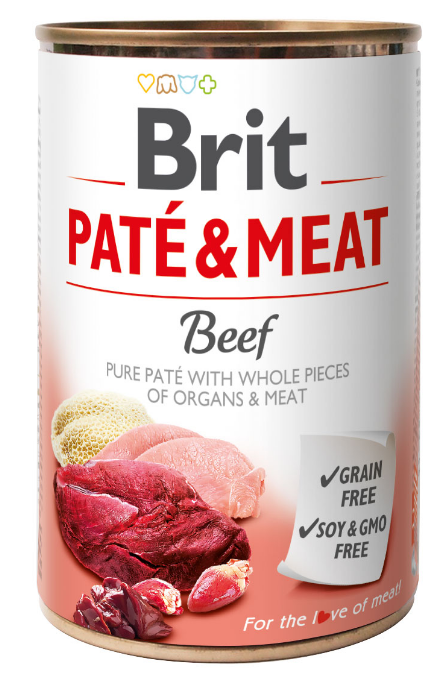 Brit Pate  Meat Beef 400g - Wołowina
