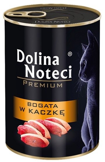 Dolina Noteci Premium dla kota  kaczka 400g puszka 