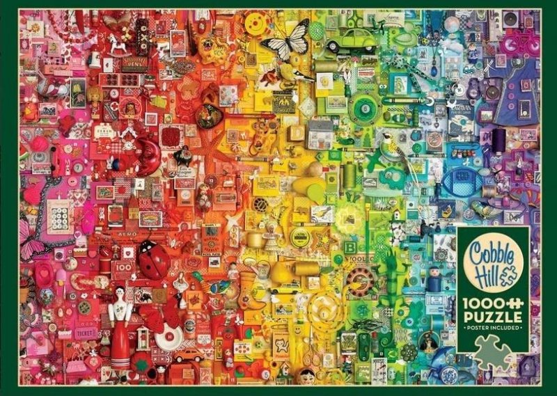 Puzzle 1000 Kolorowa tęcza