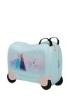 Bagaż jeździk dziecięcy wykonany z polipropylenu. Jeździk utrzymuje wagę siedzidzącej odoby na niej do 50 kg