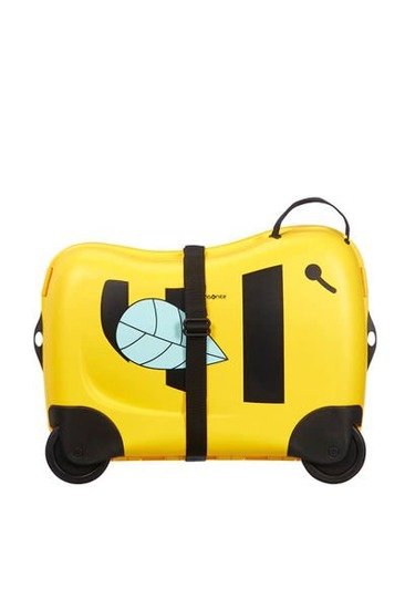 Bagaż posiada pasek którym można spiąąć dodatkowo walizkę, może służyć do noszenia na ramieniu lub do prowadzenia bagażu