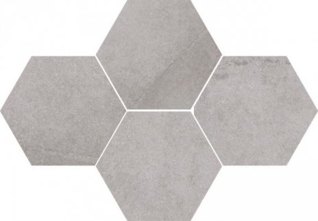 Stargres Durban Silver Heksagon Mozaika 28,3x40,8