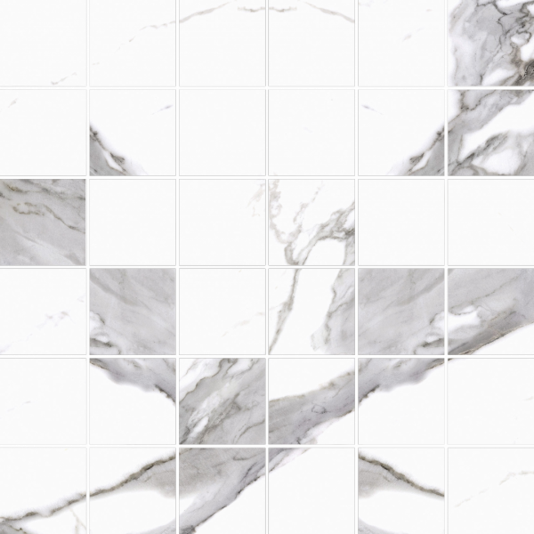 Cerrad Calacatta White Mozaika Mat 29,7x29,7