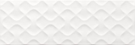Ceramika Color Ribbon White 25x75