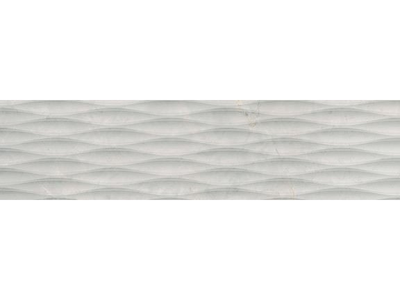 CERRAD gres masterstone white decor waves rect 1197x297x8 g1 m2