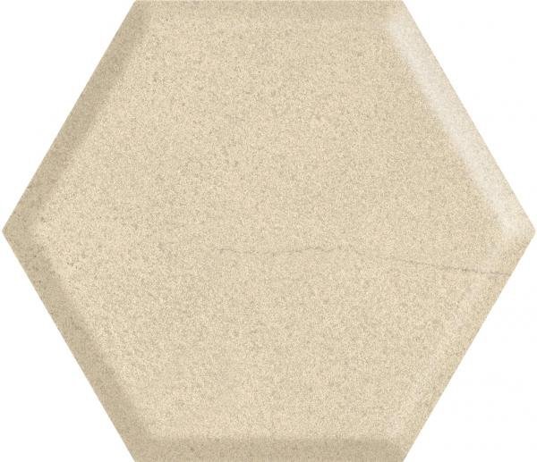 PARADYZ PAR serene beige heksagon struktura ściana 19,8x17,1 g1 198x171 g1 m2