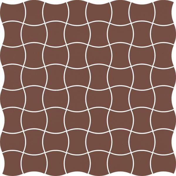 PARADYZ PAR modernizm brown mozaika prasowana k.3,6x4,4 30,86x30,86 g1 309x309 g1 szt