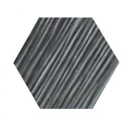 CERAMIKA KOŃSKIE hexagon graphite relief a7 13x15 g1 szt