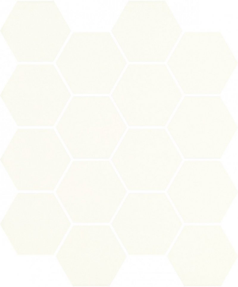 PARADYZ PAR uniwersalna mozaika prasowana bianco paradyż hexagon 22,35x25,81 g1 220x255 g1 szt