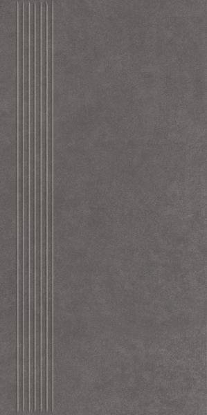 PARADYZ PAR intero grafit stopnica prasowana mat. 29,8x59,8 g1 298x598 g1 m2