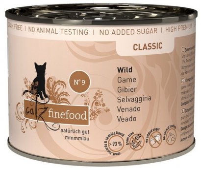 Catz Finefood Classic N.09 Dziczyzna puszka 200g 