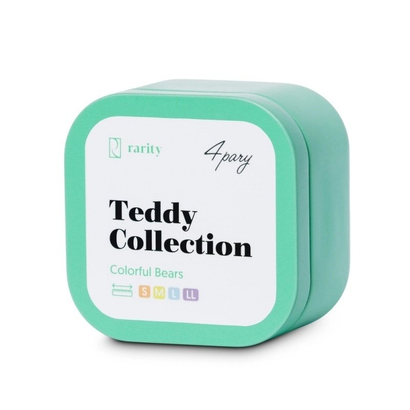 Wałki Silikonowe Rarity Teddy Collection 4 pary
