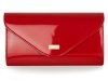Kopertówka torebka wizytowa Solome S5 czerwona lakier przód