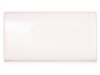 Torebka wizytowa kopertówka Solome S5 biała różowa tył