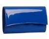 Kobaltowa torebka wizytowa kopertówka Solome S3 lakier skos