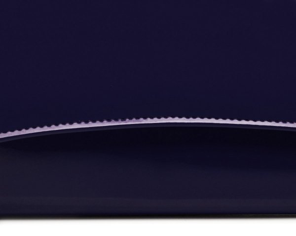 Granatowa torebka wizytowa kopertówka Solome S3 lakier detal