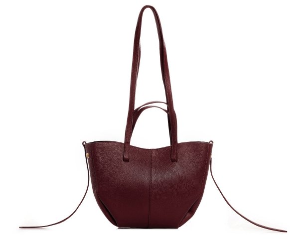 WŁOSKA SKÓRZANA TORBA DAMSKA SOLOME MONROE BORDOWA PRZÓD